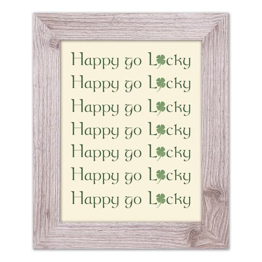 Happy Go Lucky Framed Print